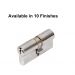 Windsor 60mm Double Key 5 Pin Euro Cylinders