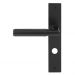Sona Lever on Privacy Turn Plate Set - BLK