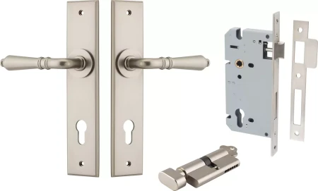 Sarlat Lever - Chamfered Entrance Set - Key / Turn - SN