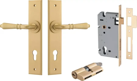 Sarlat Lever - Chamfered Entrance Set - Key / Key - BB