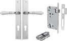 Sarlat Lever - Rectangular Entrance Set - Key / Key - SC