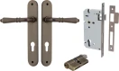 Sarlat Lever - Oval Entrance Set - Key / Key - SB