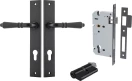 Sarlat Lever - Rectangular Entrance Set - Key / Key - MB