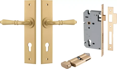 Sarlat Lever - Chamfered Entrance Set - Key / Turn - BB