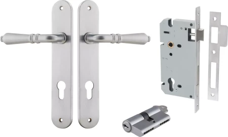 Sarlat Lever - Oval Entrance Set - Key / Key - SC