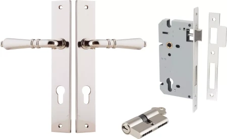 Sarlat Lever - Rectangular Entrance Set - Key / Key - PN