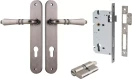 Sarlat Lever - Oval Entrance Set - Key / Key - DN