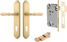 Sarlat Lever - Shouldered Entrance Set - Key / Turn - GLD