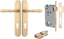 Sarlat Lever - Oval Entrance Set - Key / Key - BB