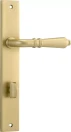 Sarlat Lever - Rectangular Privacy Pair - GLD