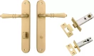 Sarlat Lever - Oval Privacy Set - GLD