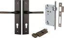 Annecy Lever - Stepped Entrance Set - Key / Turn - SB