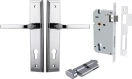 Annecy Lever - Stepped Entrance Set - Key / Turn - CP