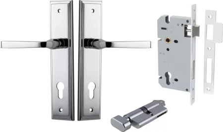 Annecy Lever - Stepped Entrance Set - Key / Turn - CP