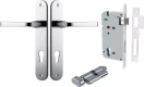 Annecy Lever - Oval Entrance Set - Key / Turn - CP