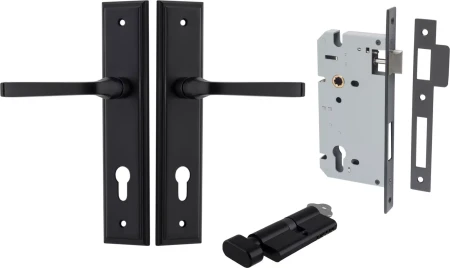 Annecy Lever - Stepped Entrance Set - Key / Turn - MB