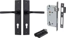 Annecy Lever - Chamfered Entrance Set - Key / Key - MB