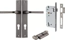 Annecy Lever - Rectangular Entrance Set - Key / Turn - DN