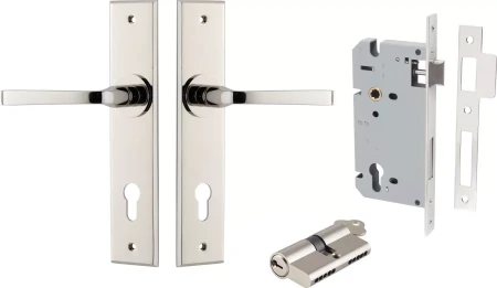 Annecy Lever - Chamfered Entrance Set - Key / Key - PN