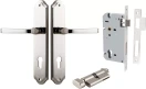 Annecy Lever - Shouldered Entrance Set - Key / Turn - PN