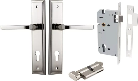 Annecy Lever - Stepped Entrance Set - Key / Turn - PN