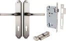 Annecy Lever - Shouldered Entrance Set - Key / Turn - SN