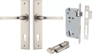 Annecy Lever - Chamfered Entrance Set - Key / Turn - SN