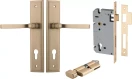 Annecy Lever - Stepped Entrance Set - Key / Turn - BB