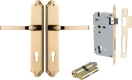 Annecy Lever - Shouldered Entrance Set - Key / Key - PB