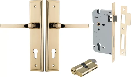 Annecy Lever - Stepped Entrance Set - Key / Key - PB