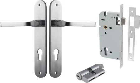 Annecy Lever - Oval Entrance Set - Key / Key - SC