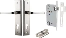 Annecy Lever - Stepped Entrance Set - Key / Key - PN