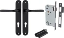 Annecy Lever - Oval Entrance Set - Key / Key - MB