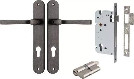 Annecy Lever - Oval Entrance Set - Key / Key - DN