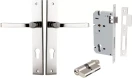 Annecy Lever - Rectangular Entrance Set - Key / Key - PN