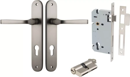 Annecy Lever - Oval Entrance Set - Key / Key - SN