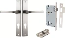 Annecy Lever - Rectangular Entrance Set - Key / Key - SN