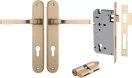 Annecy Lever - Oval Entrance Set - Key / Key - BB