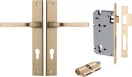 Annecy Lever - Rectangular Entrance Set - Key / Key - BB