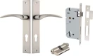 Oxford Lever - Rectangular Entrance Set - Key / Key - SN