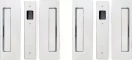 CL400 Bi-Parting Non-Magnetic Passage Set 34-40mm Door - BC