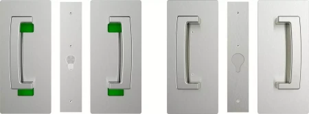 CL406 ADA Bi-Parting Snib/Snib Magnetic Privacy Set 34-40mm Door - SC