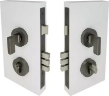 Mini Lever Entrance Set - Round - 60mm Backset