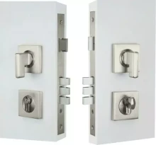 Mini Lever Entrance Set - Square - 60mm Backset