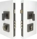 Mini Lever Lock Kit Square 60mm B/Set - GN