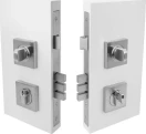 Double Turn Lock Kit Square 60mm B/Set - SC