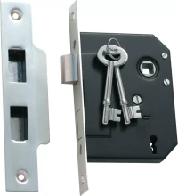 3 Lever Mortice Lock - 57mm Backset