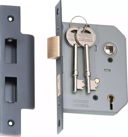 5 Lever Mortice Lock - Backset 57mm - AC