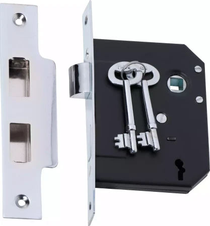 3 Lever Mortice Lock - Backset 57mm - CP