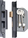 Rebated 5 Lever Mortice Lock - Backset 46mm - AC